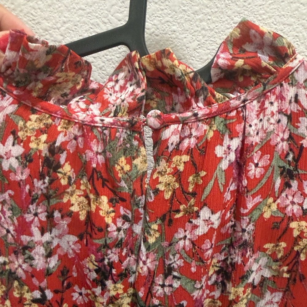ALI & JAY Red Pink Floral Sleeveless Jumpsuit - Picture 11 of 11